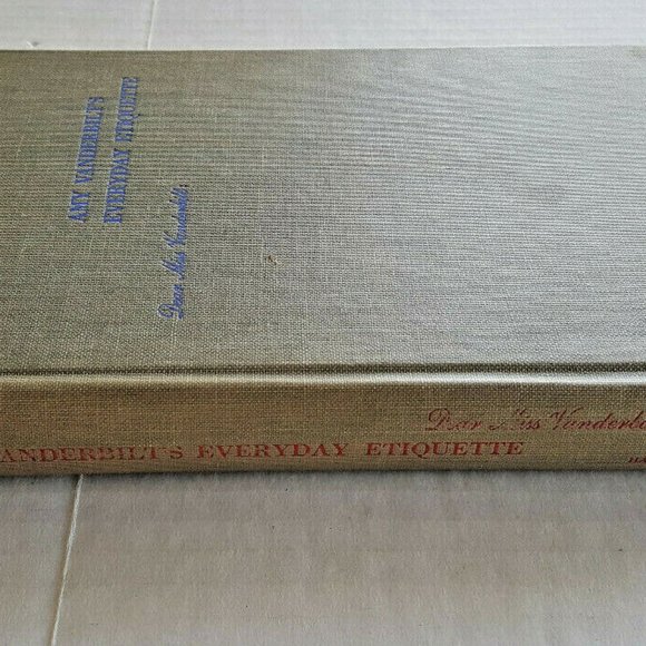 Amy Vanderbilt's Everyday Etiquette Book 1956 H/C - Picture 5 of 5